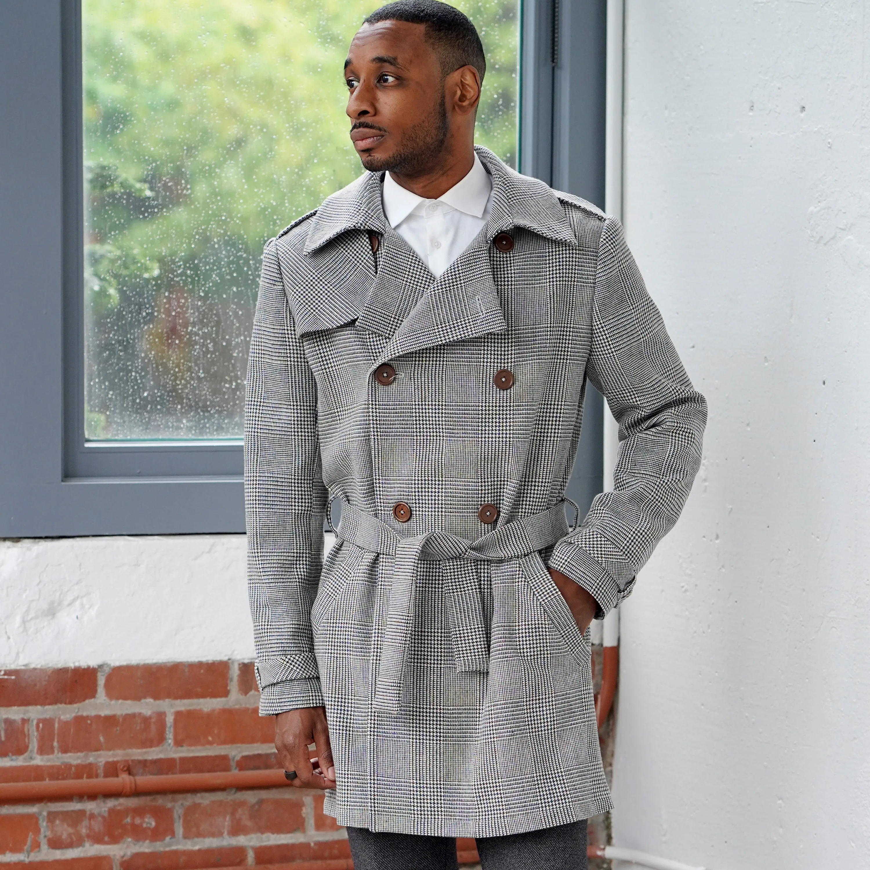 Simplicity Pattern 9389 Men's Trench Coat