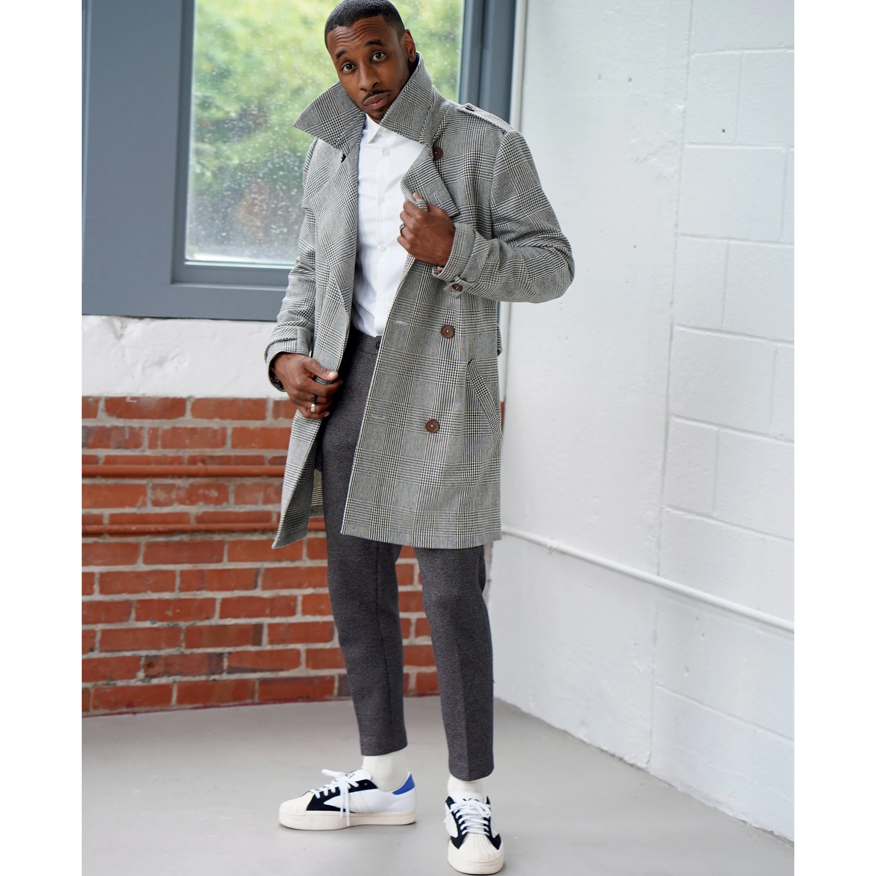 Simplicity Pattern 9389 Men's Trench Coat