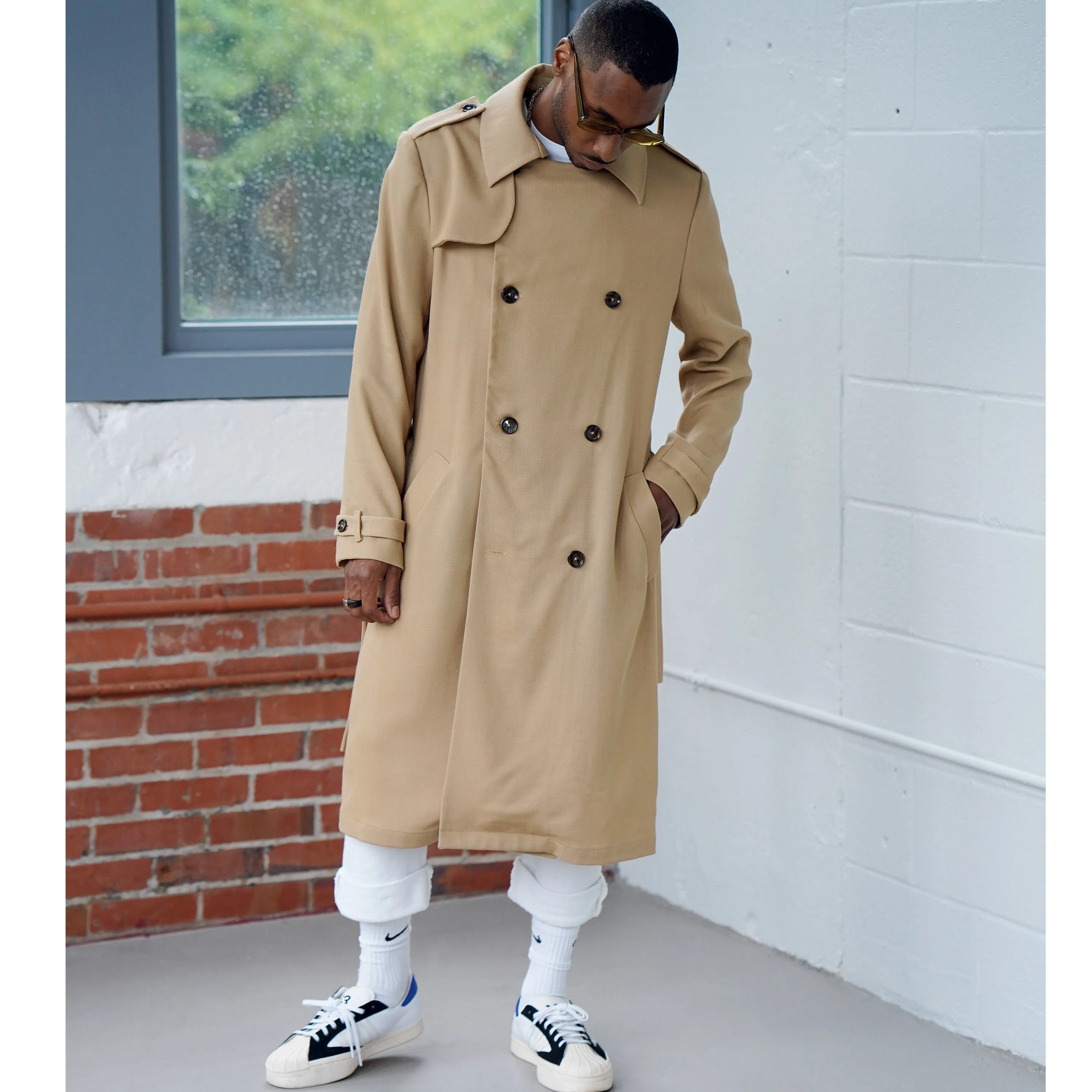 Simplicity Pattern 9389 Men's Trench Coat