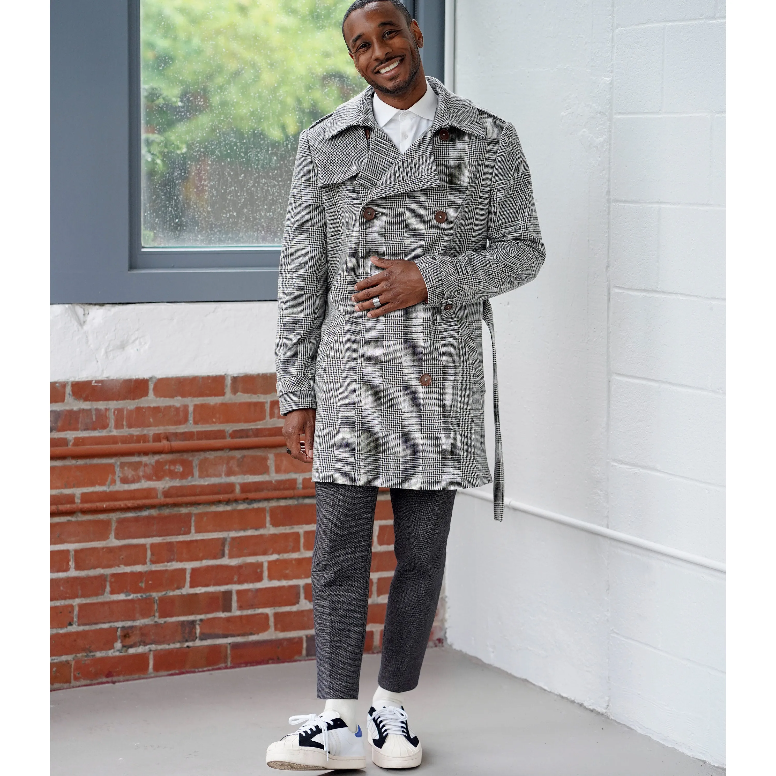Simplicity Pattern 9389 Men's Trench Coat