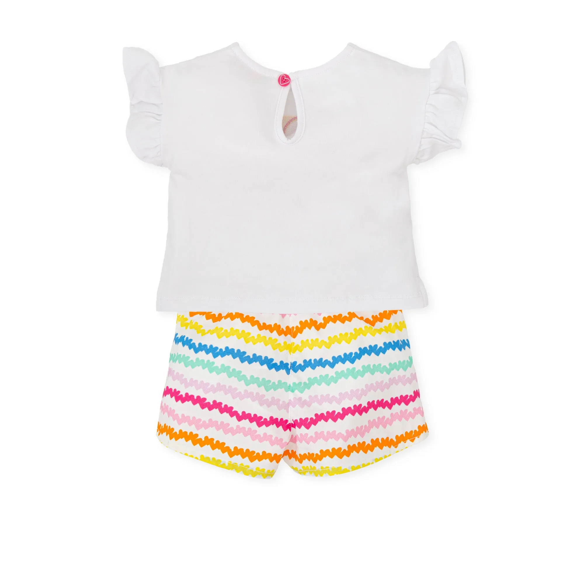 SS24 Agatha Ruiz De La Prada Girls Heart Short Set