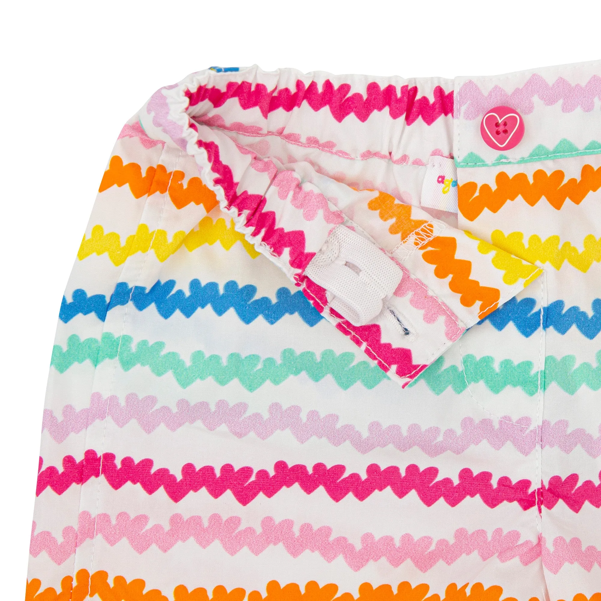 SS24 Agatha Ruiz De La Prada Girls Heart Short Set