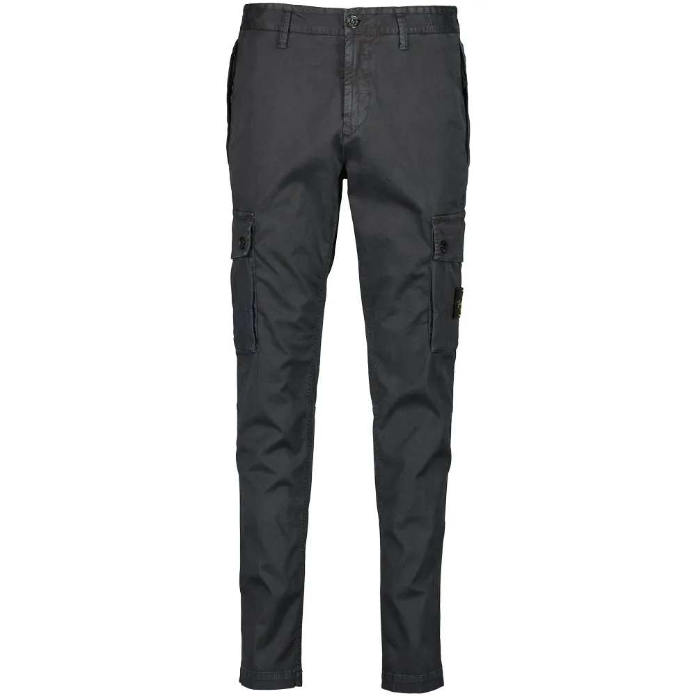 Stretch Cotton Cargo Pants