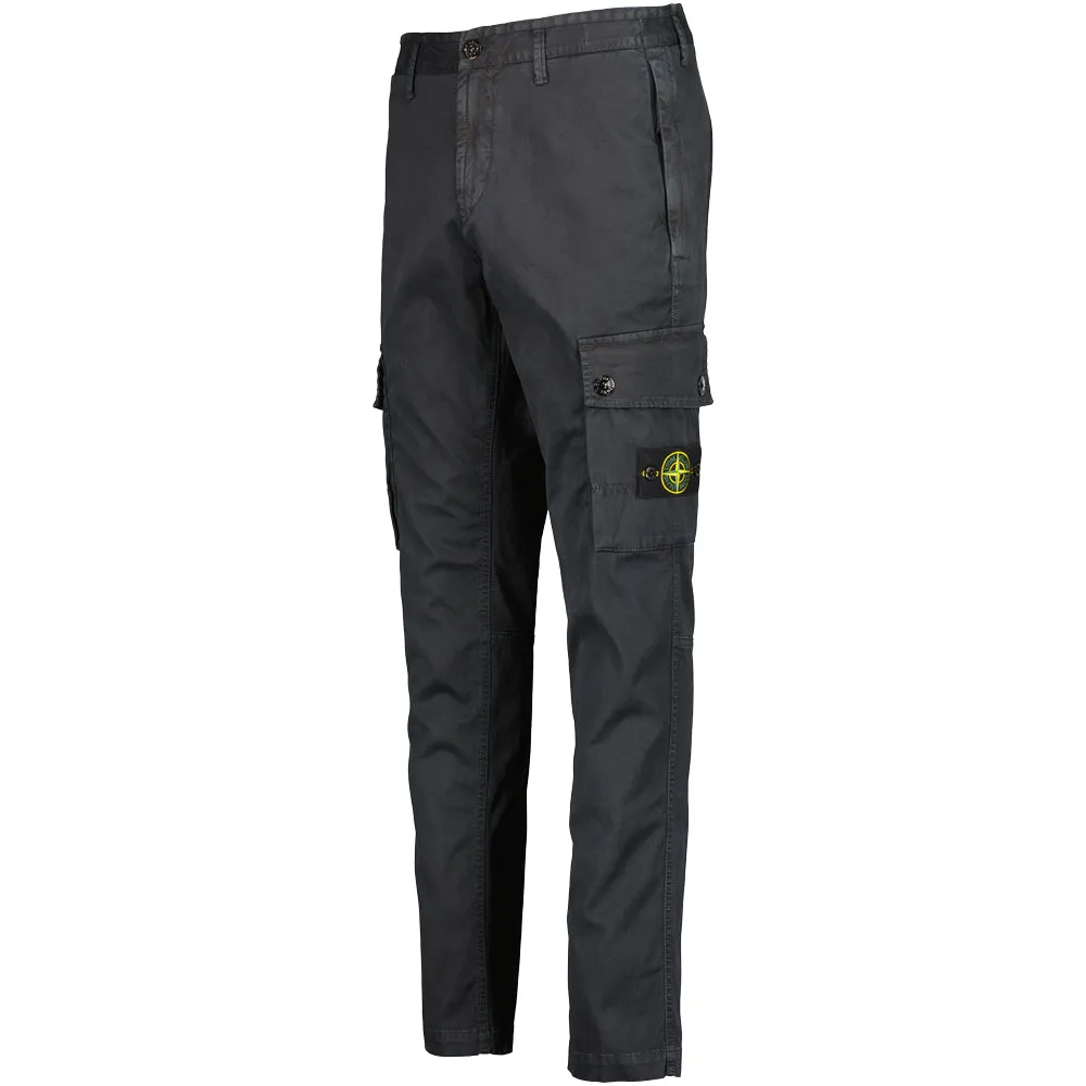 Stretch Cotton Cargo Pants