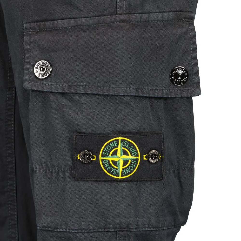 Stretch Cotton Cargo Pants