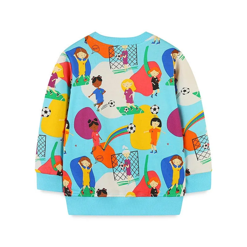 Toddler/Kid Playground Fun Print Sweatshirt