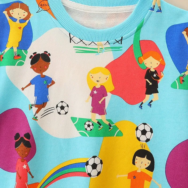 Toddler/Kid Playground Fun Print Sweatshirt