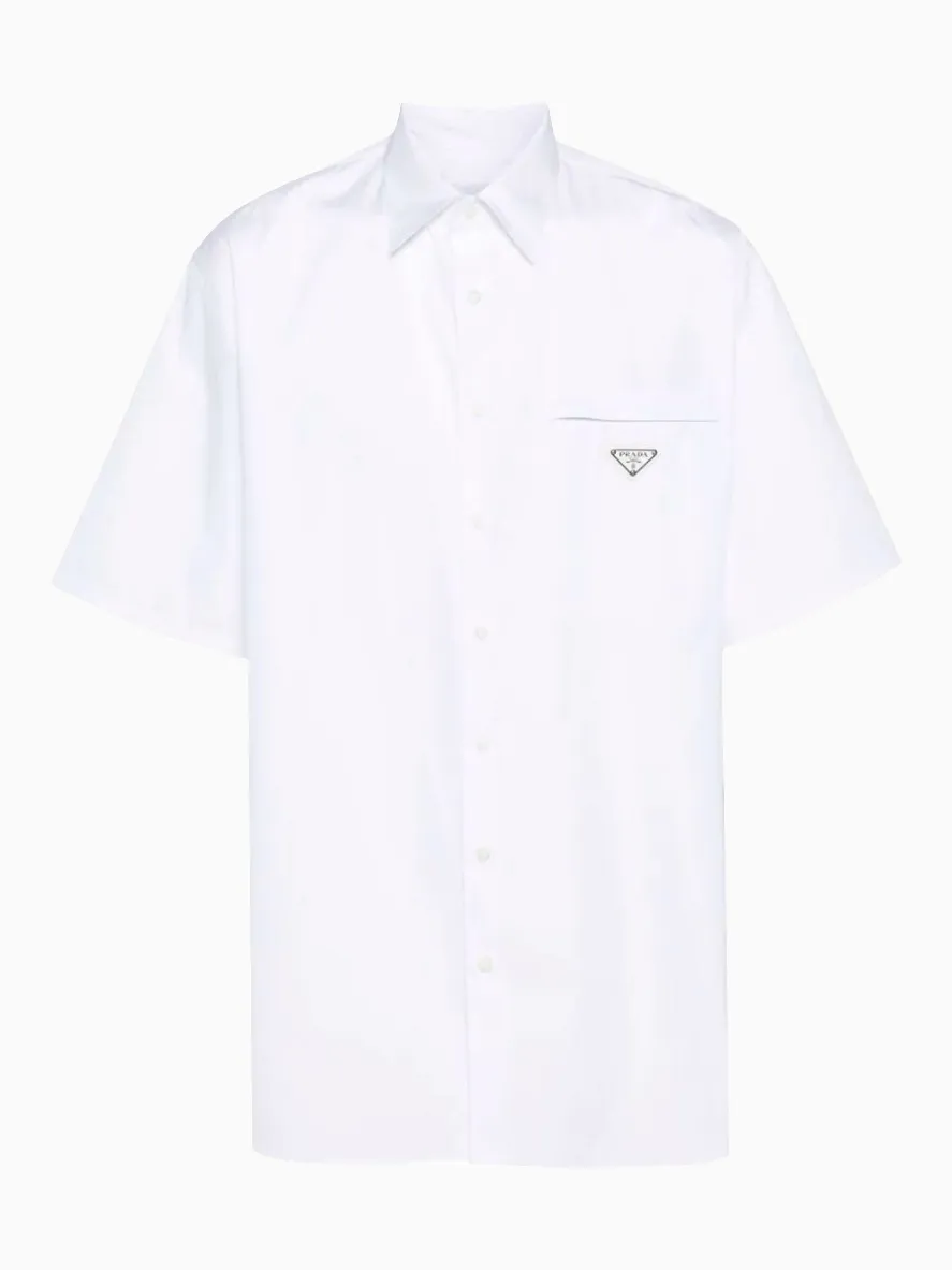 Triangle enamel logo shirt