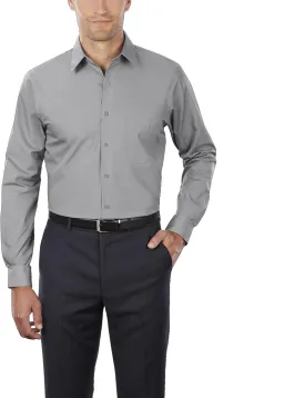 Van Heusen Men's Tall FIT Dress Shirts Poplin