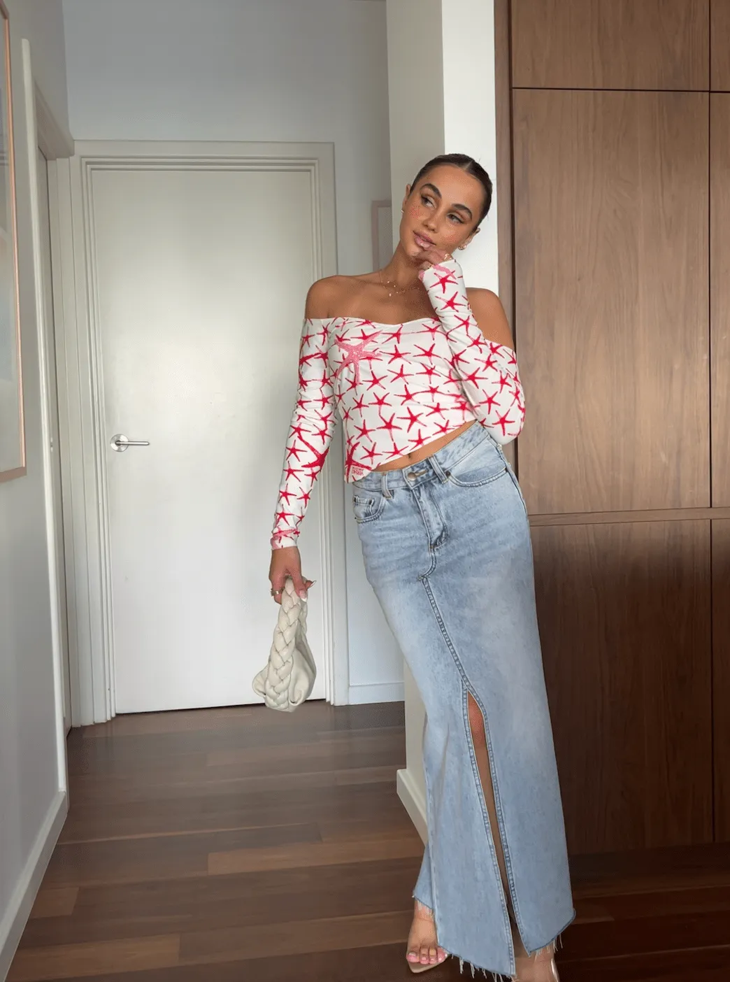 Versace - Starfish Off Shoulder Top