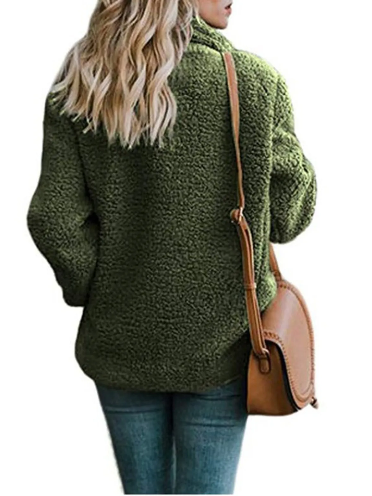 Women Winter Buttoned Casual Quilted Coat