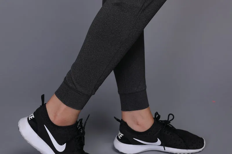 Women Yoga Pants High Elastic Fitness Sport Leggings Tights Slim Running Sports Pants Quick Drying Training Trousers with pocket